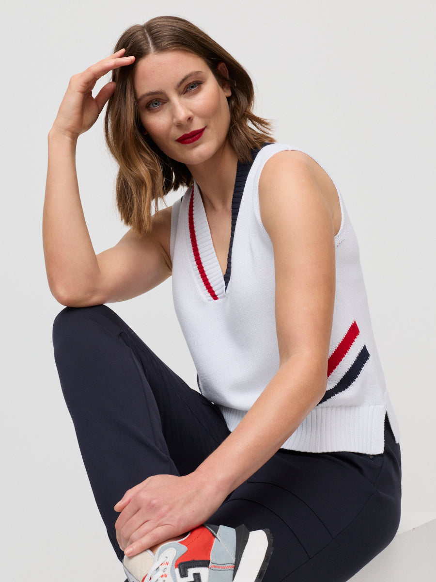 Trackside Knit Vest
