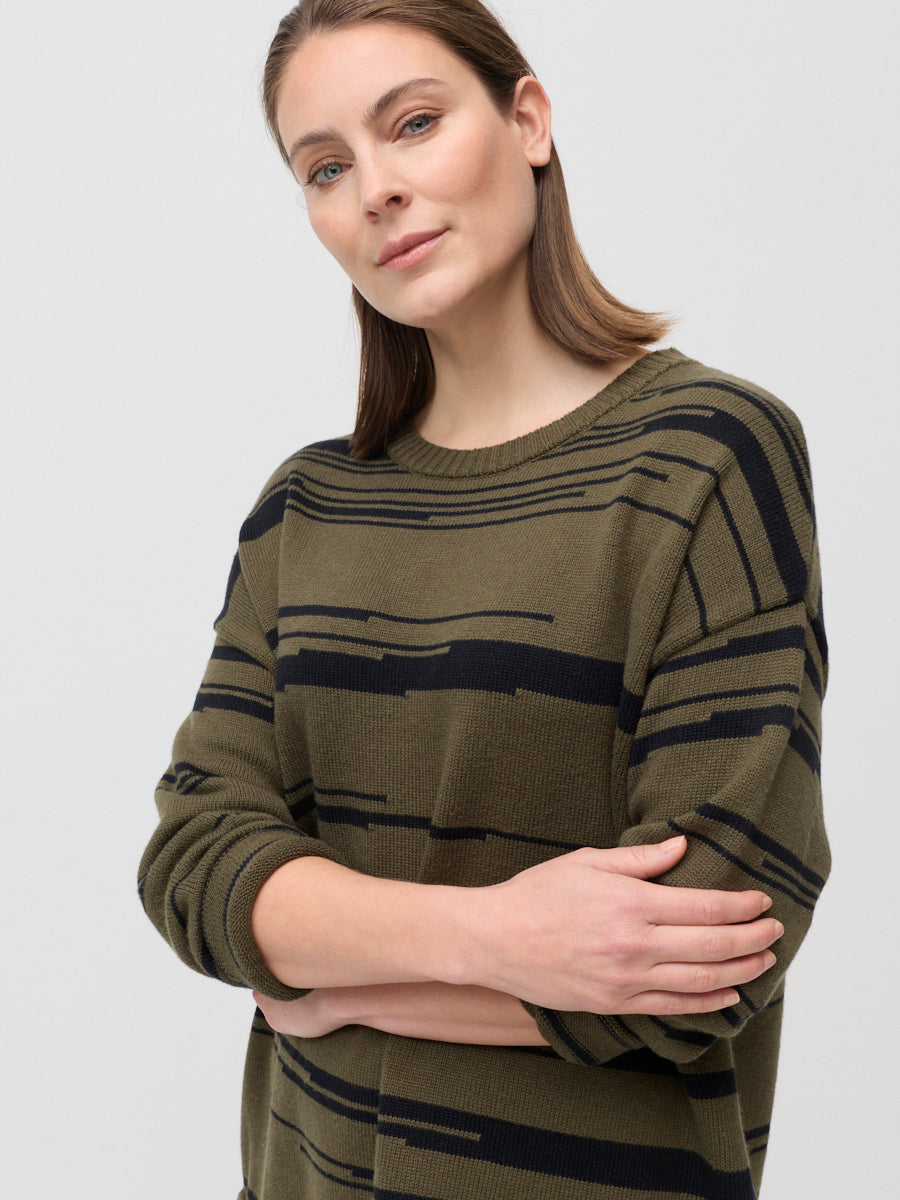 Jagged Stripe Knit