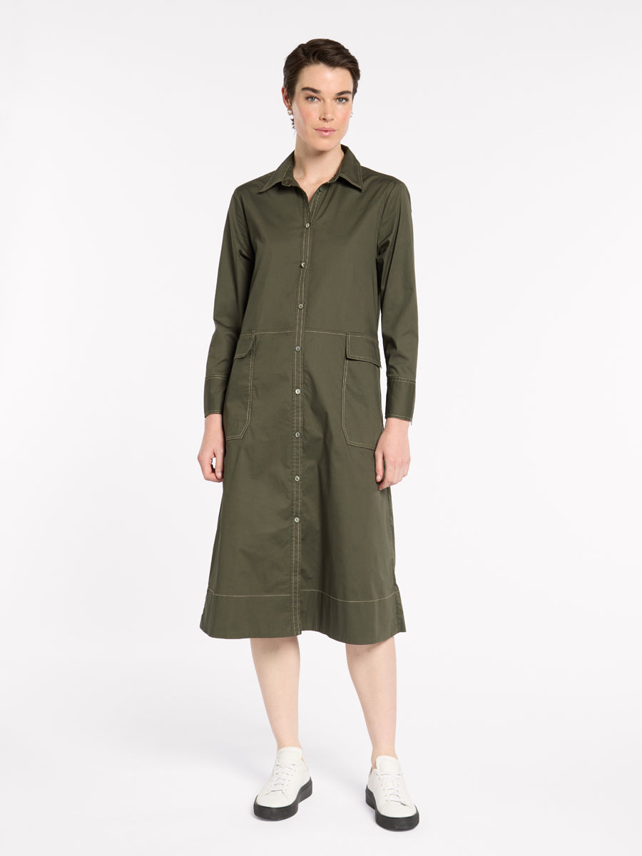 Essential Poplin Dress  Marco Polo Australia